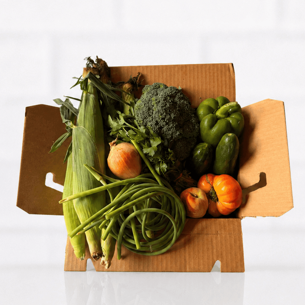 Cold Spring Farm Seasonal Vegetable Box.
