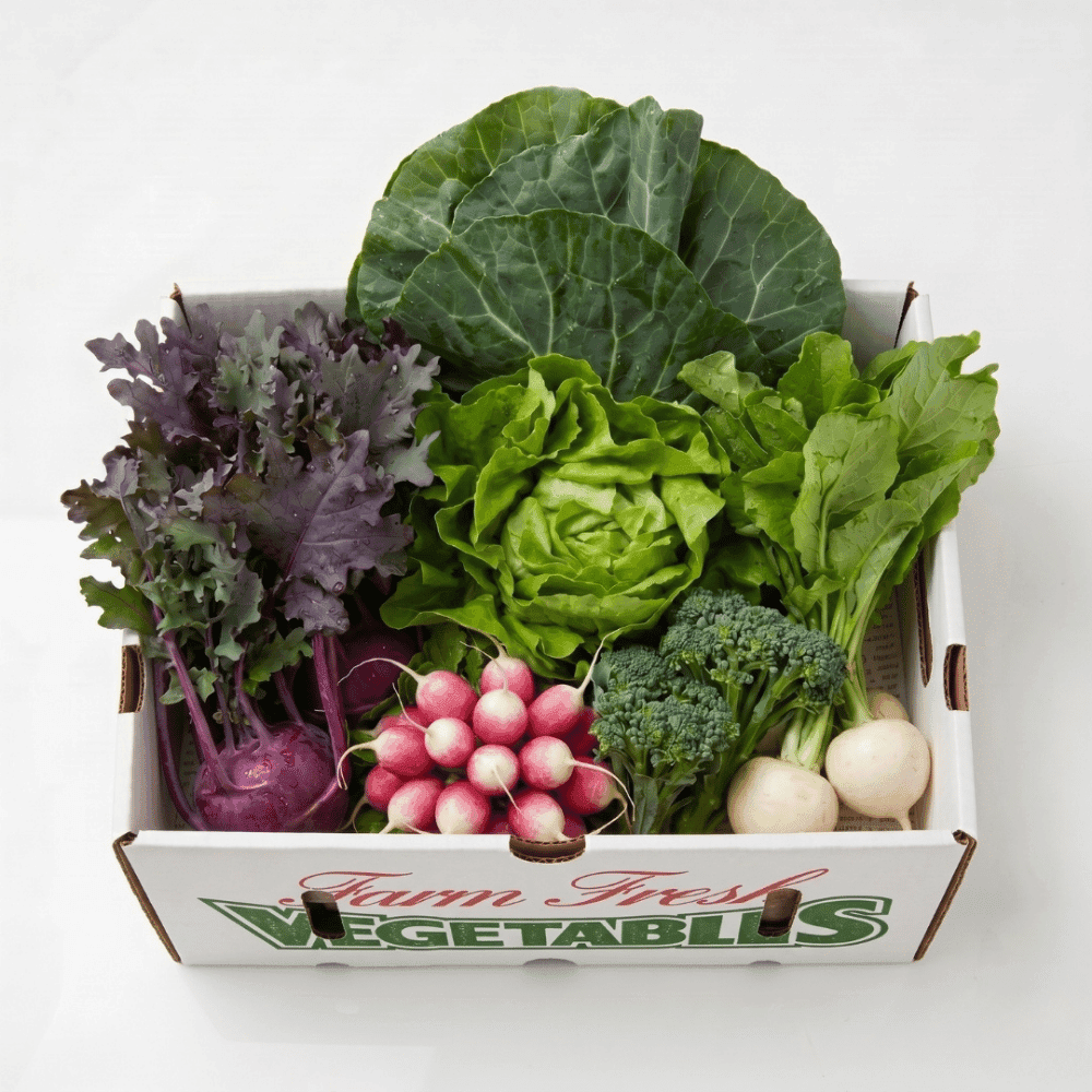 Organic Vegetable Box by Farm on the River