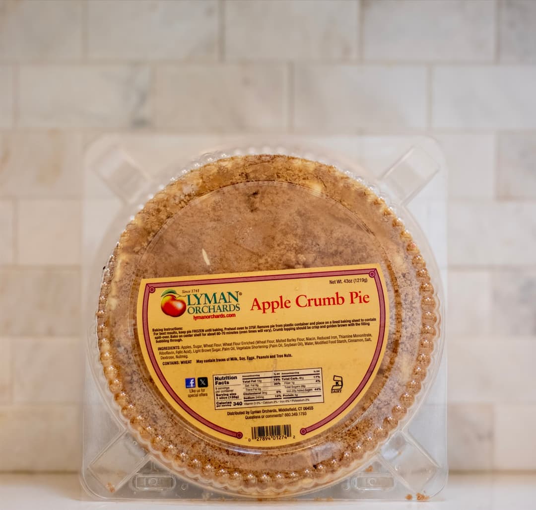 Lyman Orchards Apple Crumb Pie