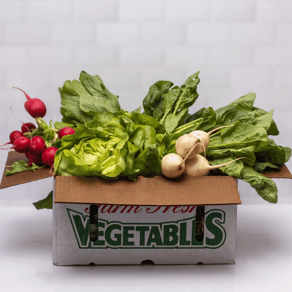 Organic Vegetable Box by Farm on the River